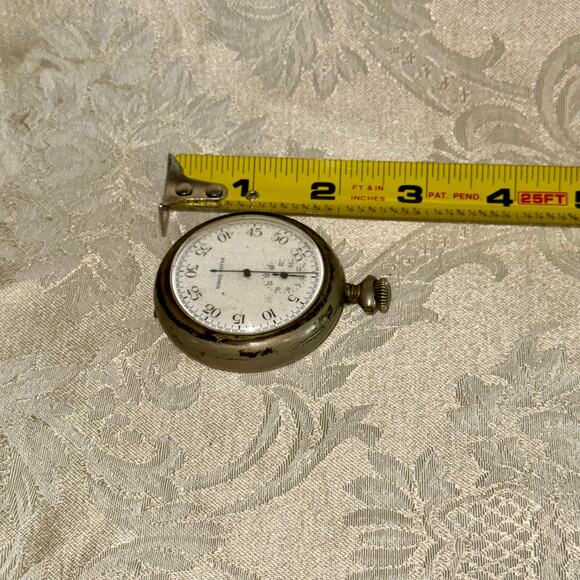 WWII Elgin Timer Stopwatch Military US Navy Bomb Timer Vintage Parts Repair main image 4